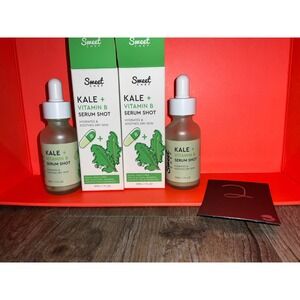 Sweet Chef Serum Shot Kale + Vitamin B Hydrating Soothing Vegan Set of 2 Face